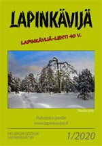 Lapinkävijä-lehden nro 158 kansikuva.